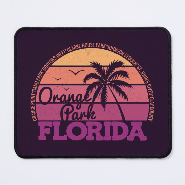 Item preview, Orange Park Florida Retro Sunset Local Pride Logo designed and sold by CRHPOD20.