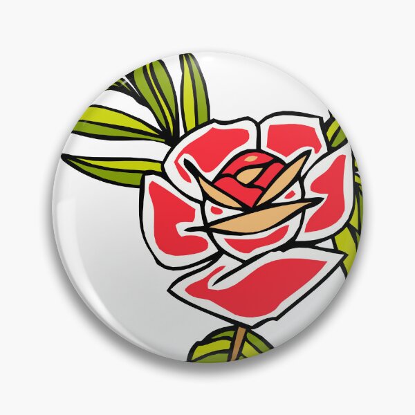 Item preview, flower leaf rose tattoo style designed and sold by Achille3777.