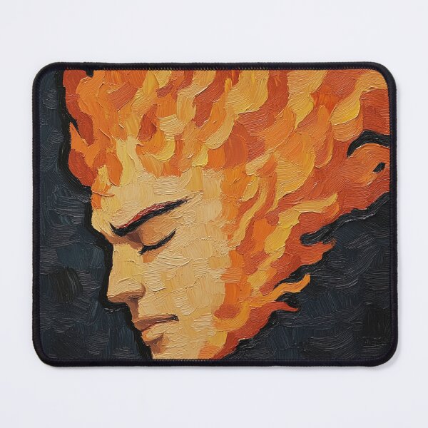 Item preview, God of fire | Post-impressionist painting style designed and sold by ComicsFactory.