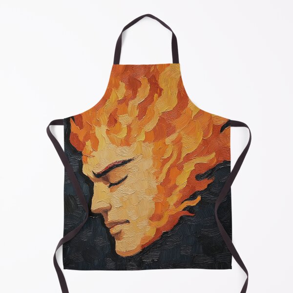 Item preview, God of fire | Post-impressionist painting style designed and sold by ComicsFactory.