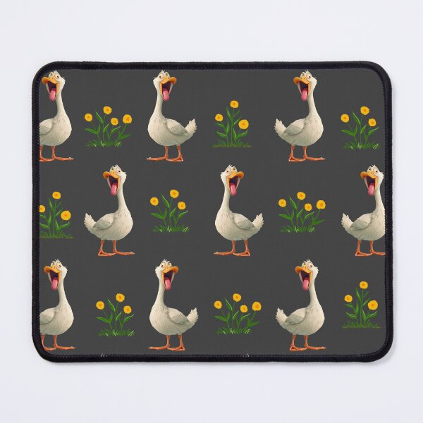 Item preview, Duck funny pattern dark grey designed and sold by BeebooDesign.