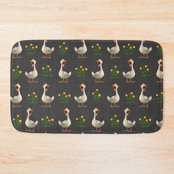 Item preview, Duck funny pattern dark grey designed and sold by BeebooDesign.