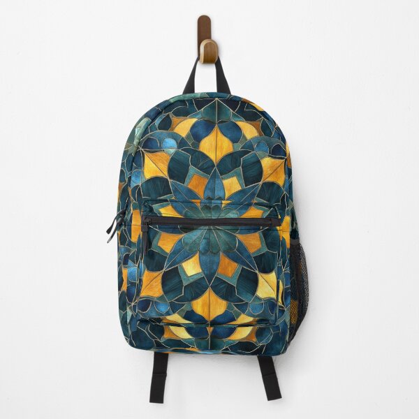 Item preview, Stained Glass Jade Yellow Inspired Mosaic Mandala Pattern designed and sold by GrinGalore.