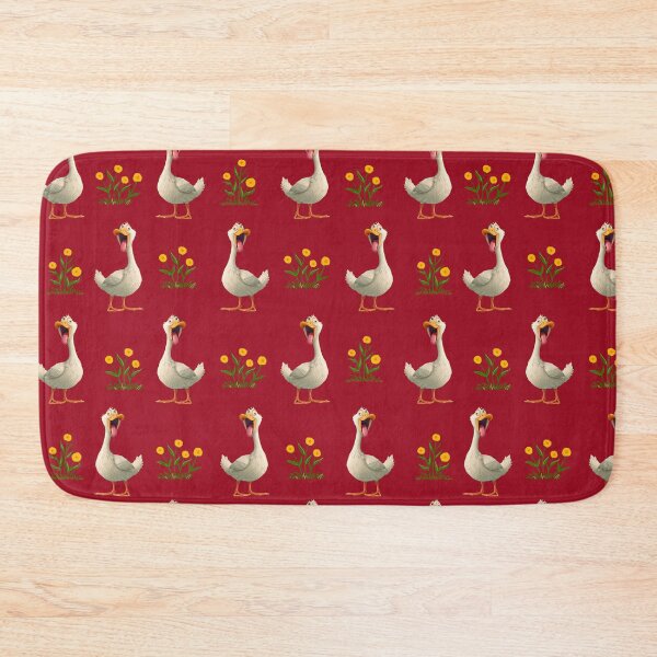 Item preview, Duck funny pattern red designed and sold by BeebooDesign.