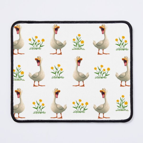 Item preview, Duck funny pattern white designed and sold by BeebooDesign.