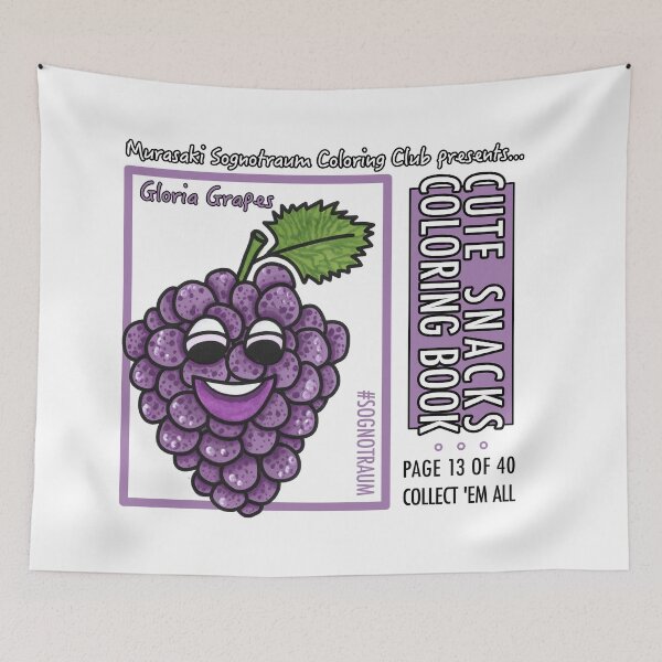 Item preview, Murasaki Sognotraum Coloring Club - Cute Snacks Coloring Book Page 13 designed and sold by GetContented.