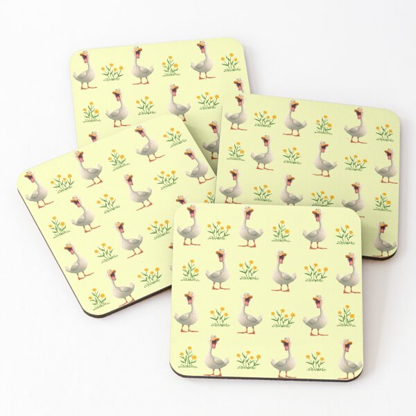 Item preview, Duck funny pattern yellow designed and sold by BeebooDesign.