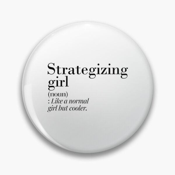 Item preview, Strategizing Girl Definition - Funny Strategizing Lover designed and sold by Watsonarts.