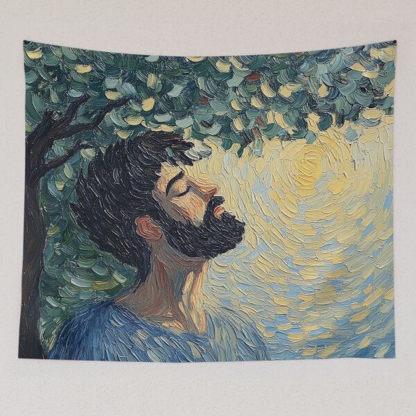 Item preview, God of health | Post-impressionist painting style designed and sold by ComicsFactory.