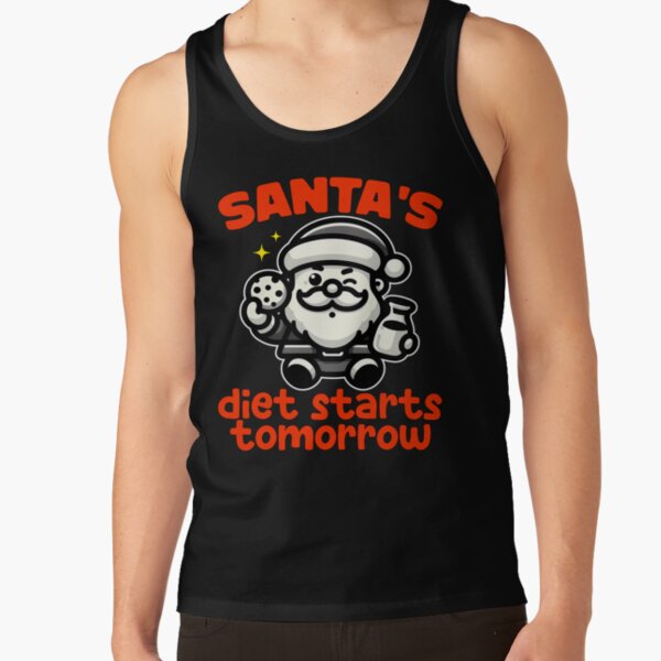 Item preview, SANTA'S DIET STARTS TOMORROW - CHRISTMAS GIFT designed and sold by KEF Custom.
