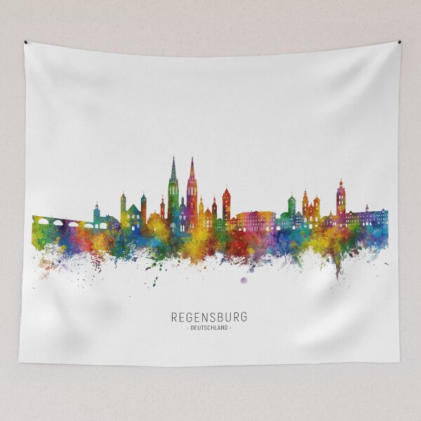 Item preview, Regensburg Germany Skyline designed and sold by ArtPrints.