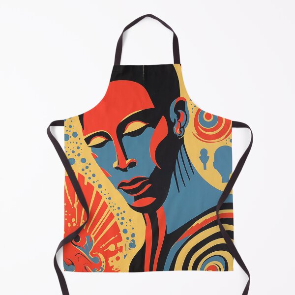Item preview, Colorful Spiral African Face designed and sold by djovan.