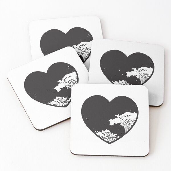 Item preview, Heart shape composition with ocean waves designed and sold by Viktoriia.