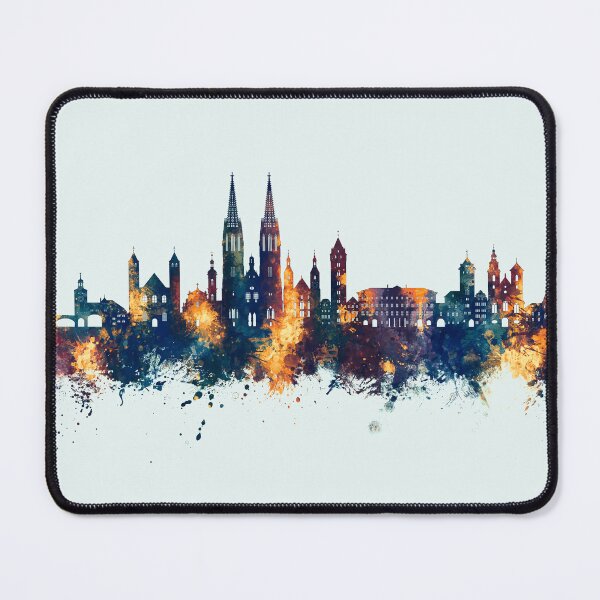 Item preview, Regensburg Germany Skyline designed and sold by ArtPrints.