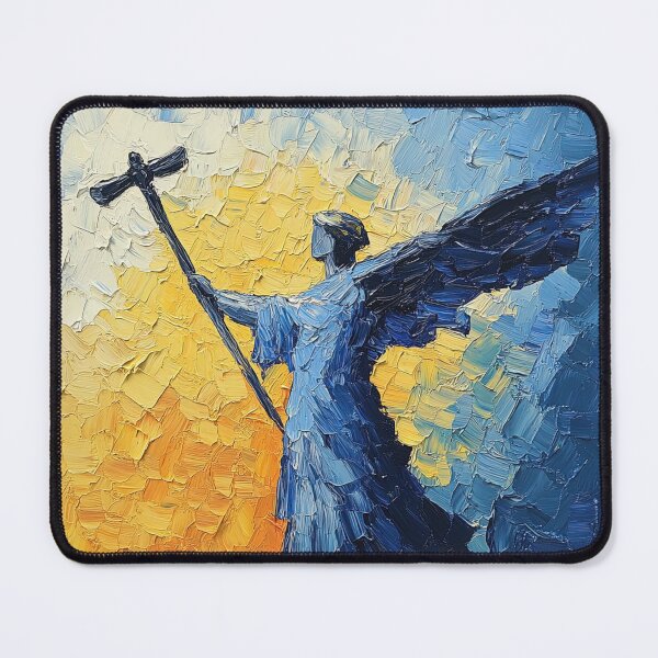 Item preview, God of justice | Post-impressionist painting style designed and sold by ComicsFactory.