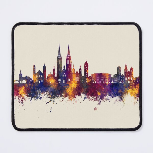 Item preview, Regensburg Germany Skyline designed and sold by ArtPrints.