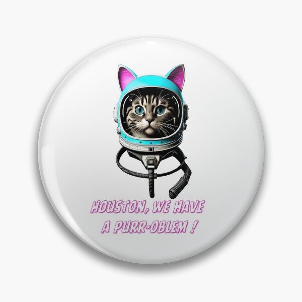 Aperçu de l'œuvre Chat astronaute – « Houston, nous avons un problème » créée et vendue par VikArt7.