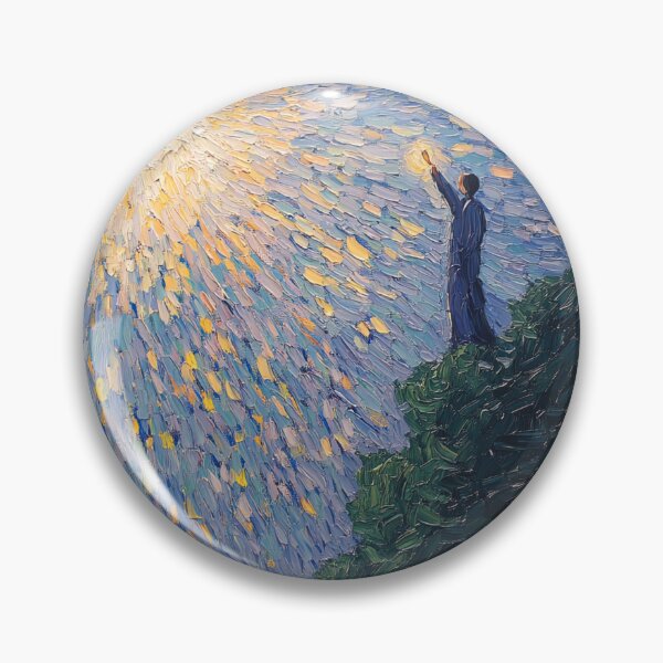 Item preview, God of light | Post-impressionist painting style designed and sold by ComicsFactory.