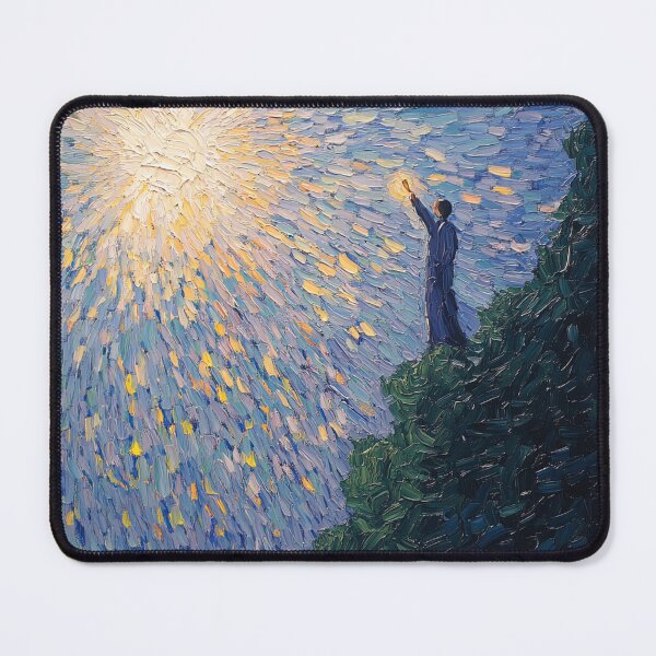 Item preview, God of light | Post-impressionist painting style designed and sold by ComicsFactory.