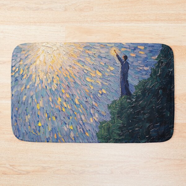 Item preview, God of light | Post-impressionist painting style designed and sold by ComicsFactory.