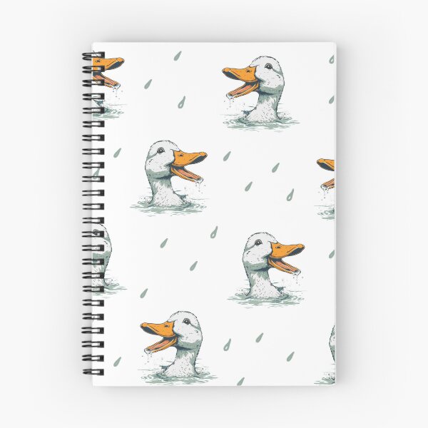 Item preview, Duck head funny pattern white designed and sold by BeebooDesign.