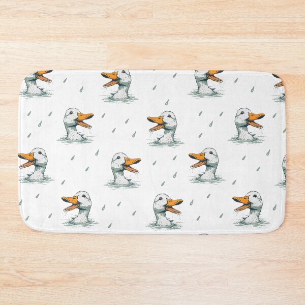 Item preview, Duck head funny pattern white designed and sold by BeebooDesign.