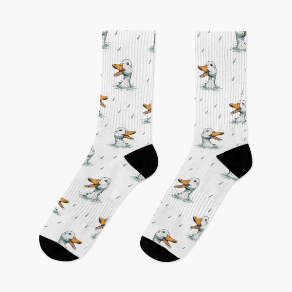 Item preview, Duck head funny pattern white designed and sold by BeebooDesign.