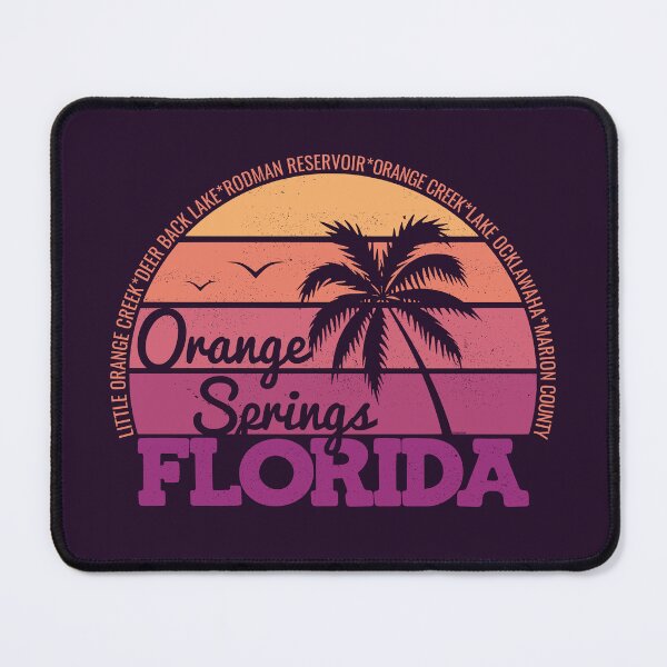 Item preview, Orange Springs Florida Retro Sunset Local Pride Logo designed and sold by CRHPOD20.