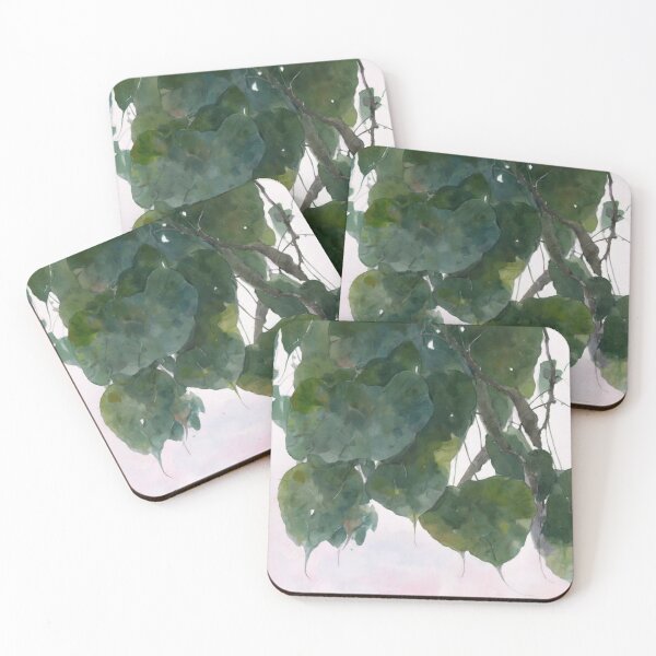 Item preview, The Bodhi Leaf in Watercolor designed and sold by Glam-OOTD.