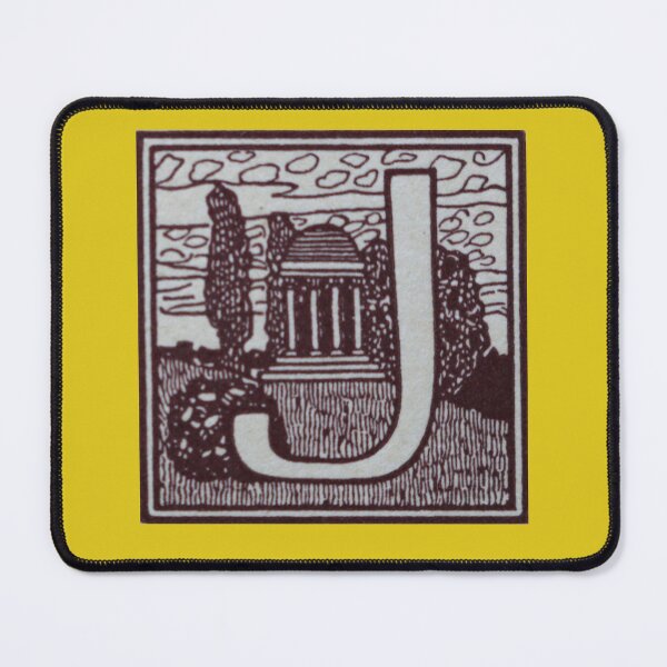 Item preview, Art by Mike Linocut and digitally edited, Alphabet Letter J, combinable designed and sold by allartbymike.
