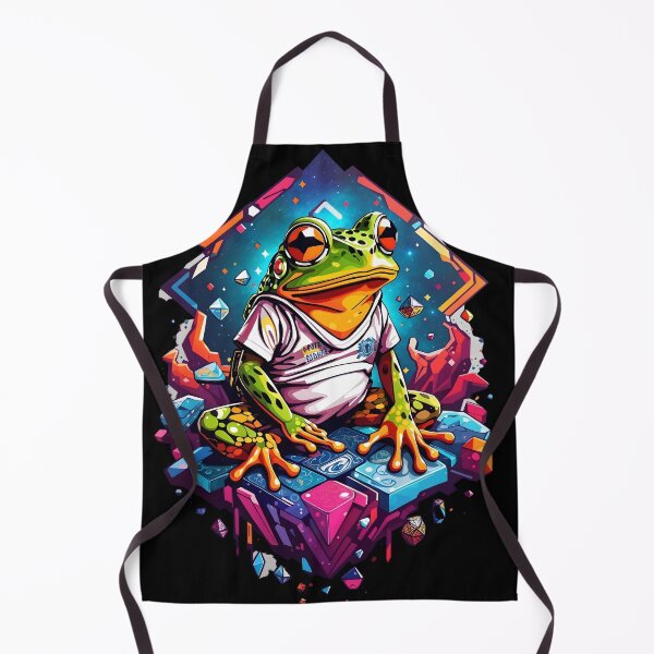 Item preview, Cosmic Croaker Glitch designed and sold by DarylWelsh2024.