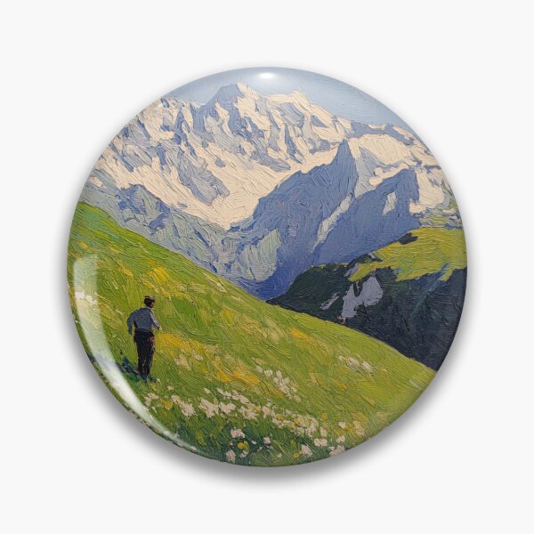 Item preview, God of mountains | Post-impressionist painting style designed and sold by ComicsFactory.