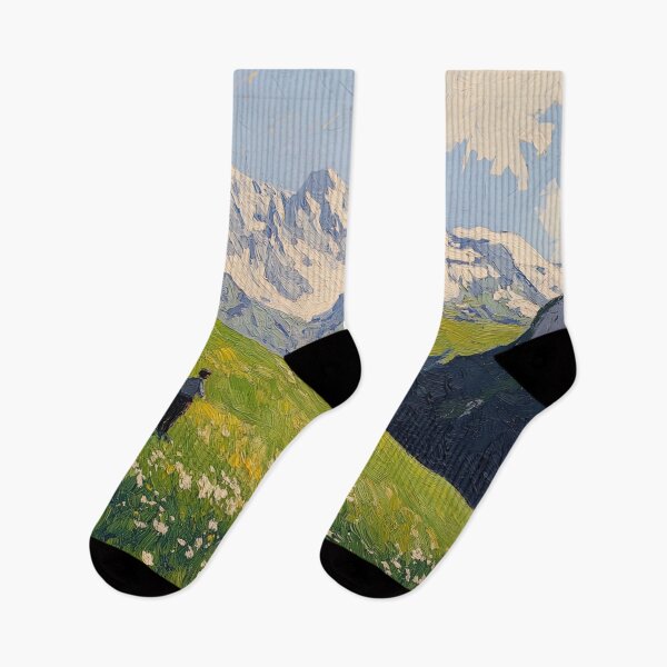 Item preview, God of mountains | Post-impressionist painting style designed and sold by ComicsFactory.