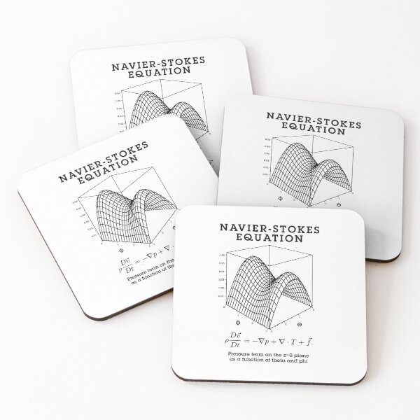 Item preview, Navier Stokes Equation Physics Math Teacher Nerdy Science designed and sold by GrandeDuc.