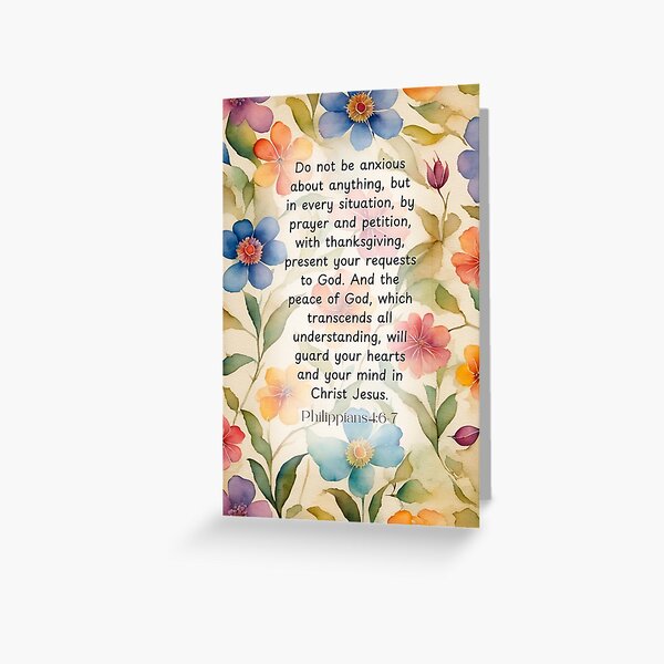 Item preview, Philippians 4:6-7, Present your requests to God designed and sold by Our Bible Journey.