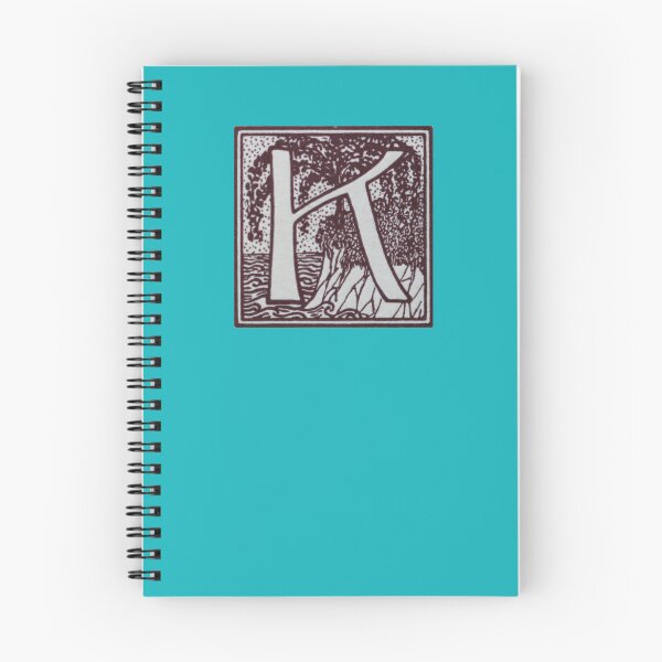 Item preview, Art by Mike Linocut and digitally edited, Alphabet Letter K, combinable designed and sold by allartbymike.