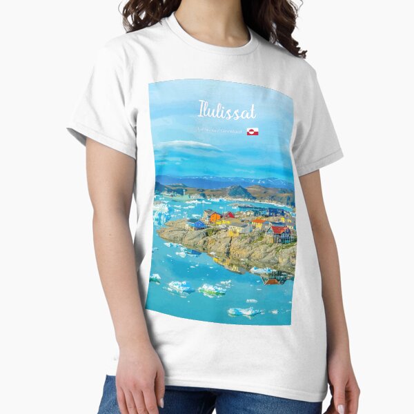 Aperçu de l'œuvre Ilulissat, Groenland créée et vendue par AkenShop.