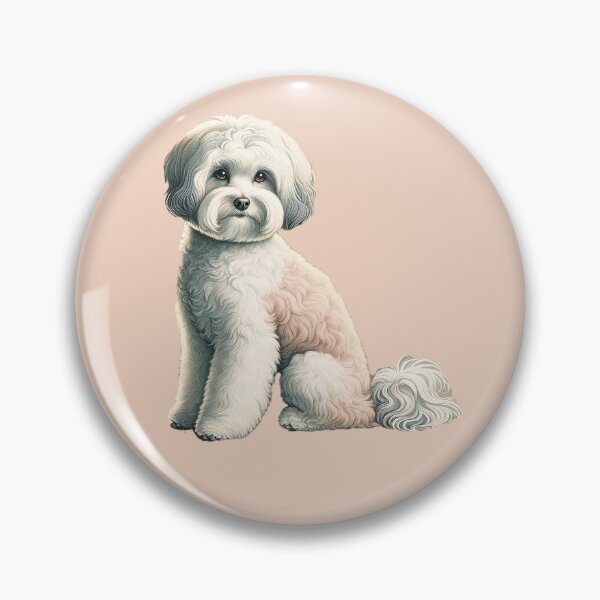 Item preview, Gentle Shichon – Ukiyo-e Style Dog Illustration designed and sold by TidalEchoes.