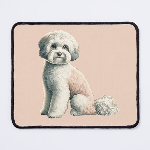 Item preview, Gentle Shichon – Ukiyo-e Style Dog Illustration designed and sold by TidalEchoes.