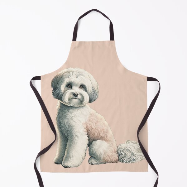 Item preview, Gentle Shichon – Ukiyo-e Style Dog Illustration designed and sold by TidalEchoes.
