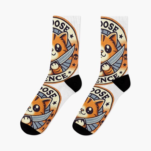 Item preview, I Choose Violence Ginger Cat designed and sold by Blason.