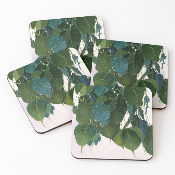 Item preview, Sacred Serenity: The Bodhi Leaf in Watercolor designed and sold by Glam-OOTD.