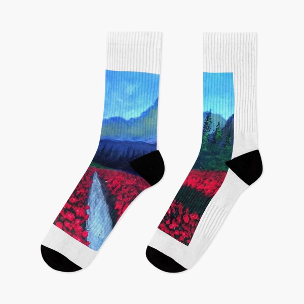 Item preview, Tulip Garden Near The Mountain Painting  designed and sold by Augustyn Engty.