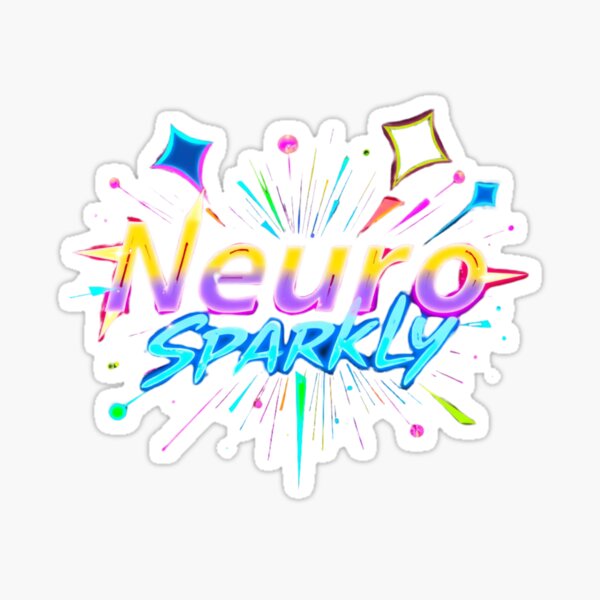 Vista previa del artículo con la obra «Neuro Sparkly, TDAH, neurodiversidad, espectro autista», diseñado y vendido por CottonWonders.