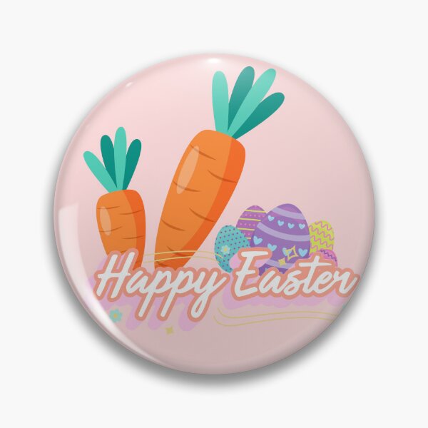 Item preview, Happy Easter Carrots & Eggs – Cute Holiday Design designed and sold by ROZWALCZ.
