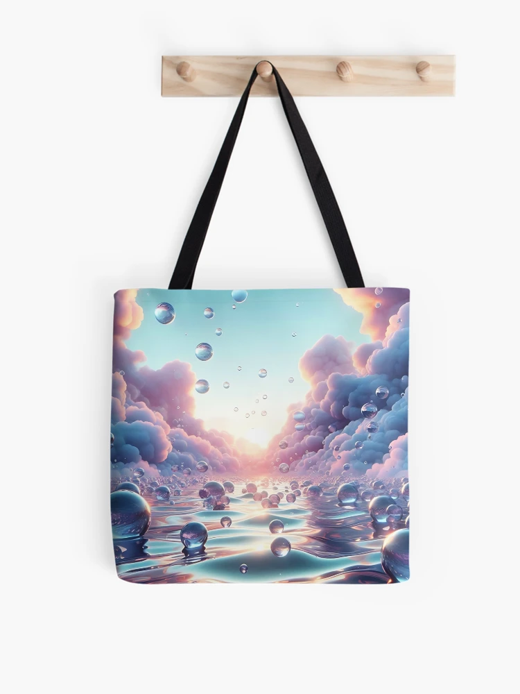 Thumbnail 1 of 2, Tote Bag, Spring Rain designed and sold by Intriguing Designs.