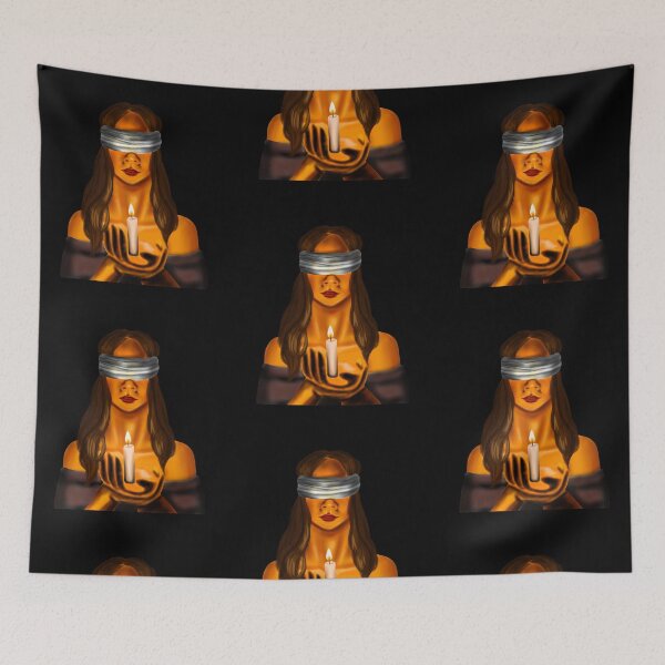 Item preview, Women with blindfolds in the dark by candlelight designed and sold by katecheerycake.