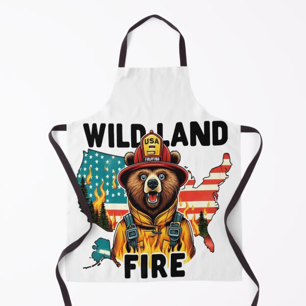 Item preview, Grizzly Bear Wildland Fire designed and sold by ryanapples2.