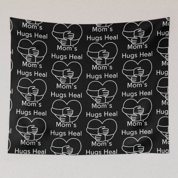 Item preview, Mom's Hugs Heal - white designed and sold by VasInd.