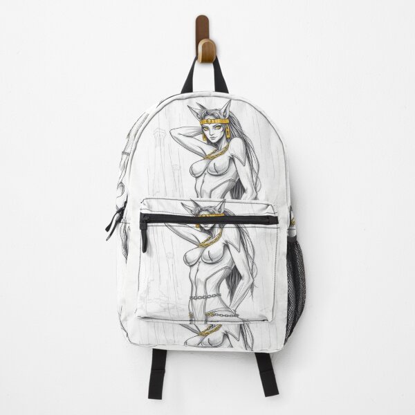 Item preview, Illustration of an Anthropomorphic Egyptian Cat Goddess designed and sold by Vintage Designs +.